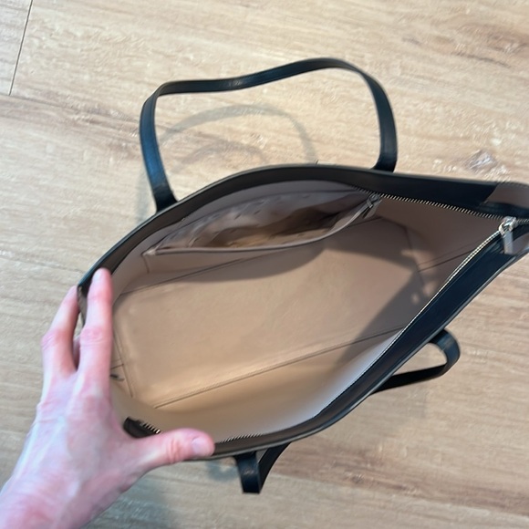 KATE SPADE NEW YORK ADEL LEATHER LARGE TOTE Black - Picture 8 of 10